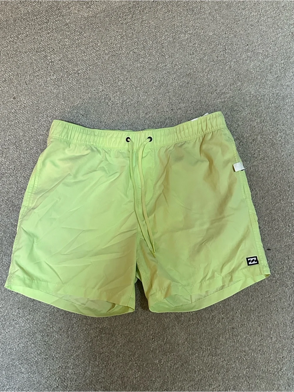 Billabong Men's Neon Lime Swim Trunks